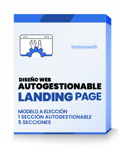 DISENO WEB AUTOGESTIONABLE LANDING PAGE