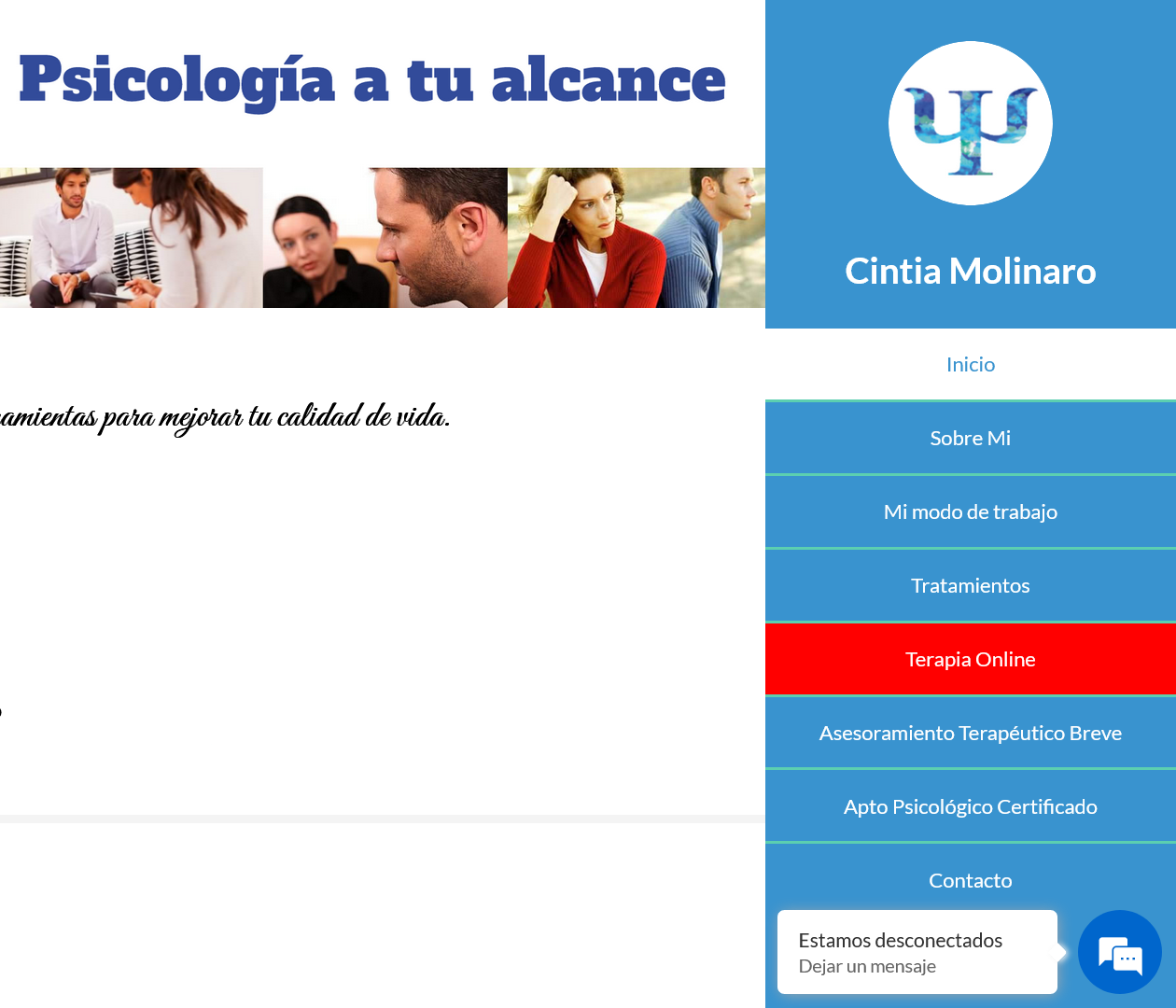 Cintia Molinaro Psicóloga