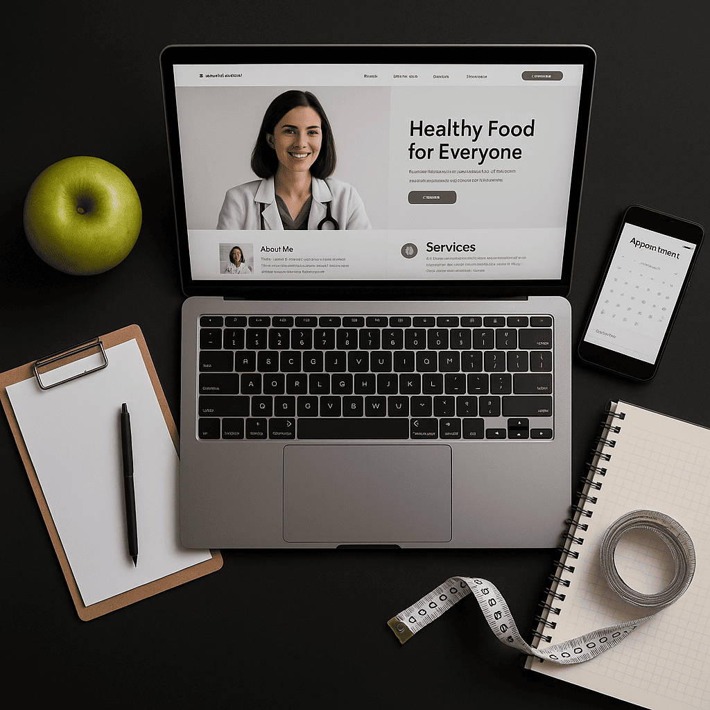 🥗 Cómo debe ser un diseño web para nutricionistas