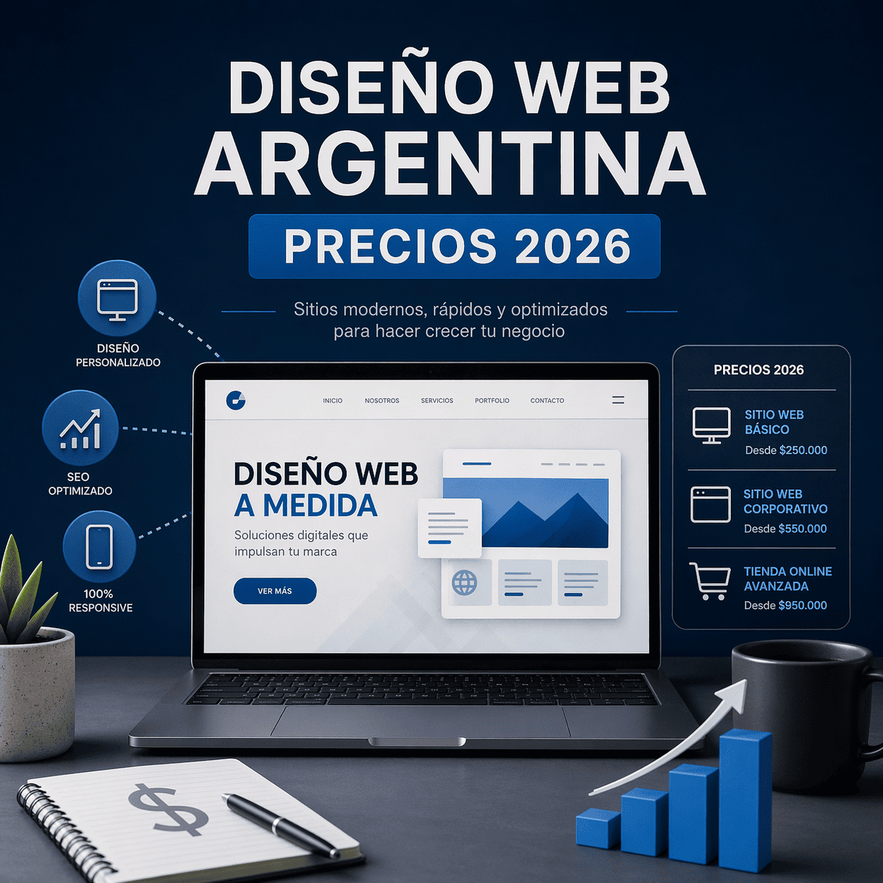 Diseño Web Argentina: Precios 2026