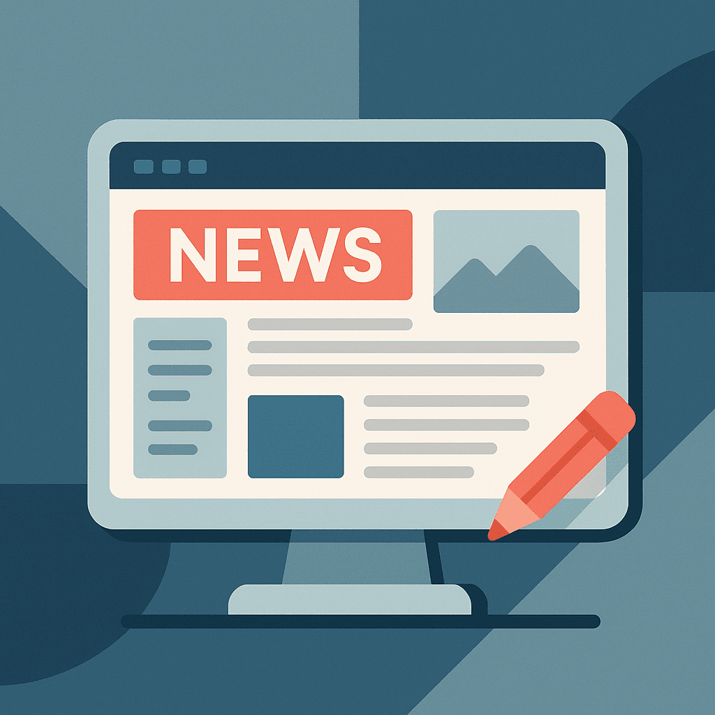 Diseño web con sección de noticias