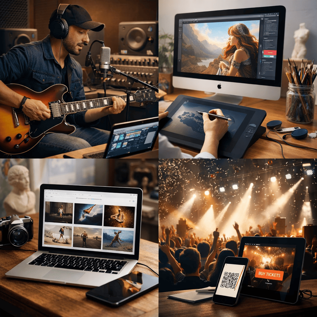 Diseño web para artistas