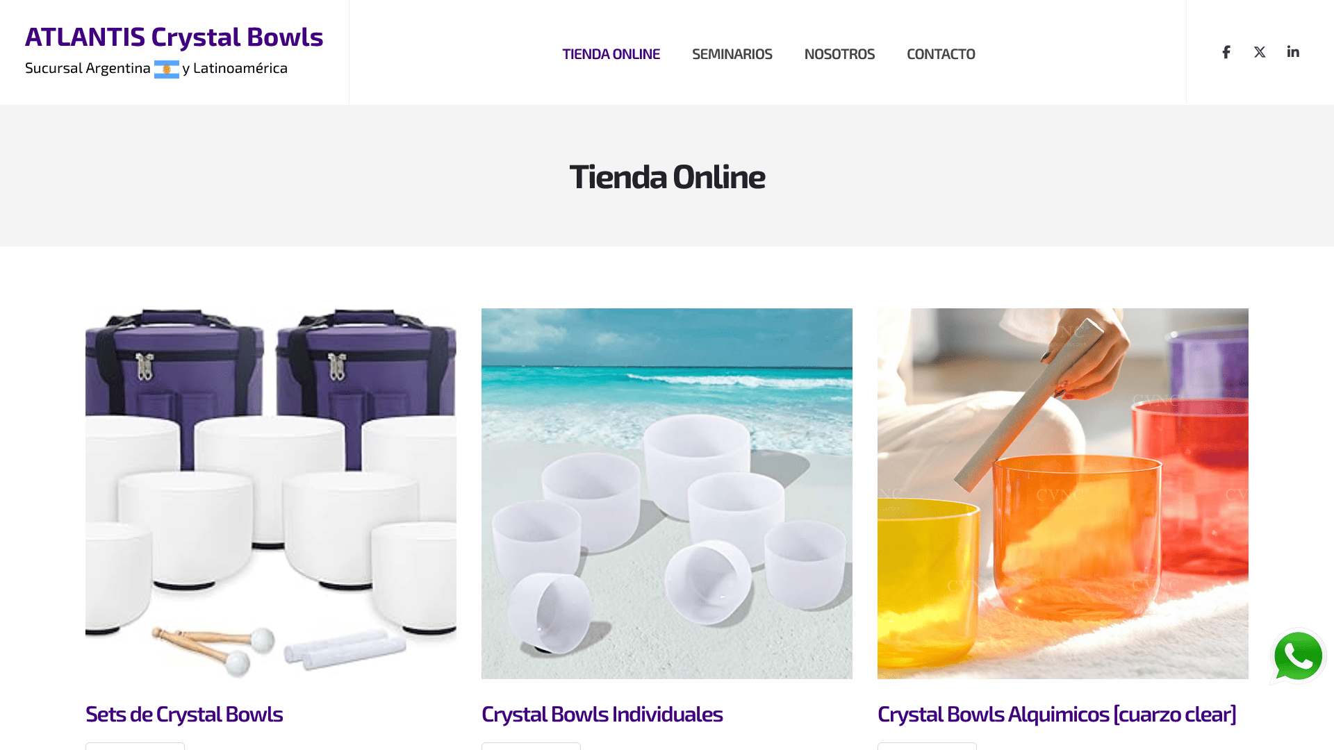 Atlantis Crystal Bowls